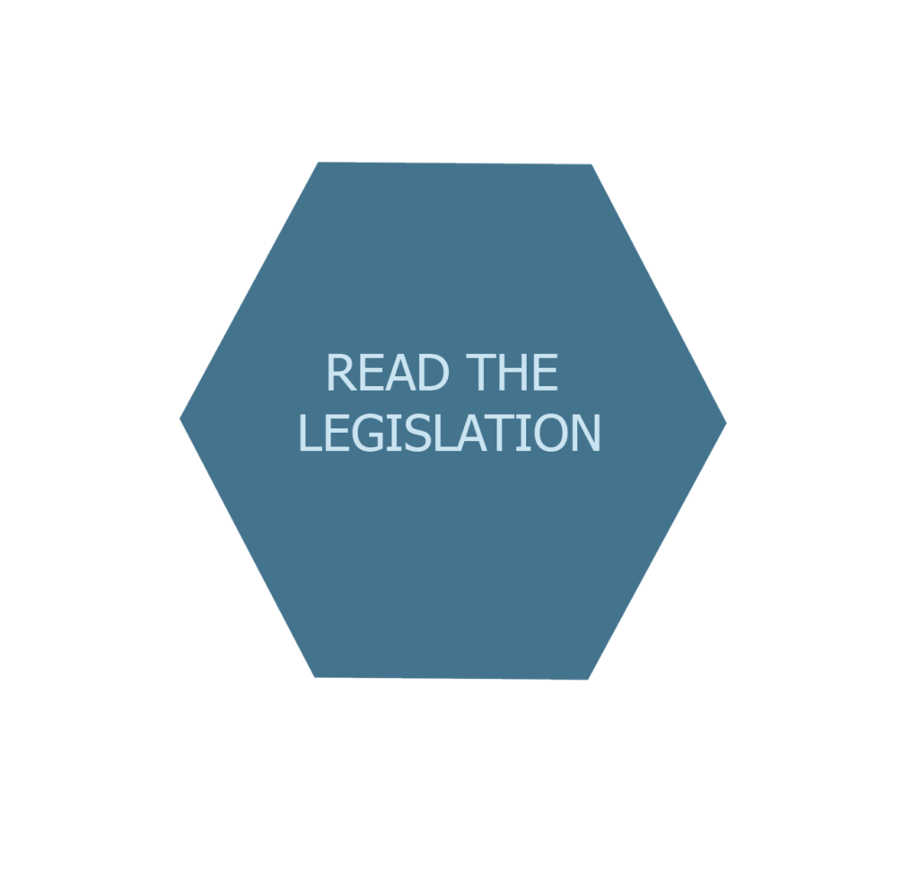 Read the Legislation honeycomb